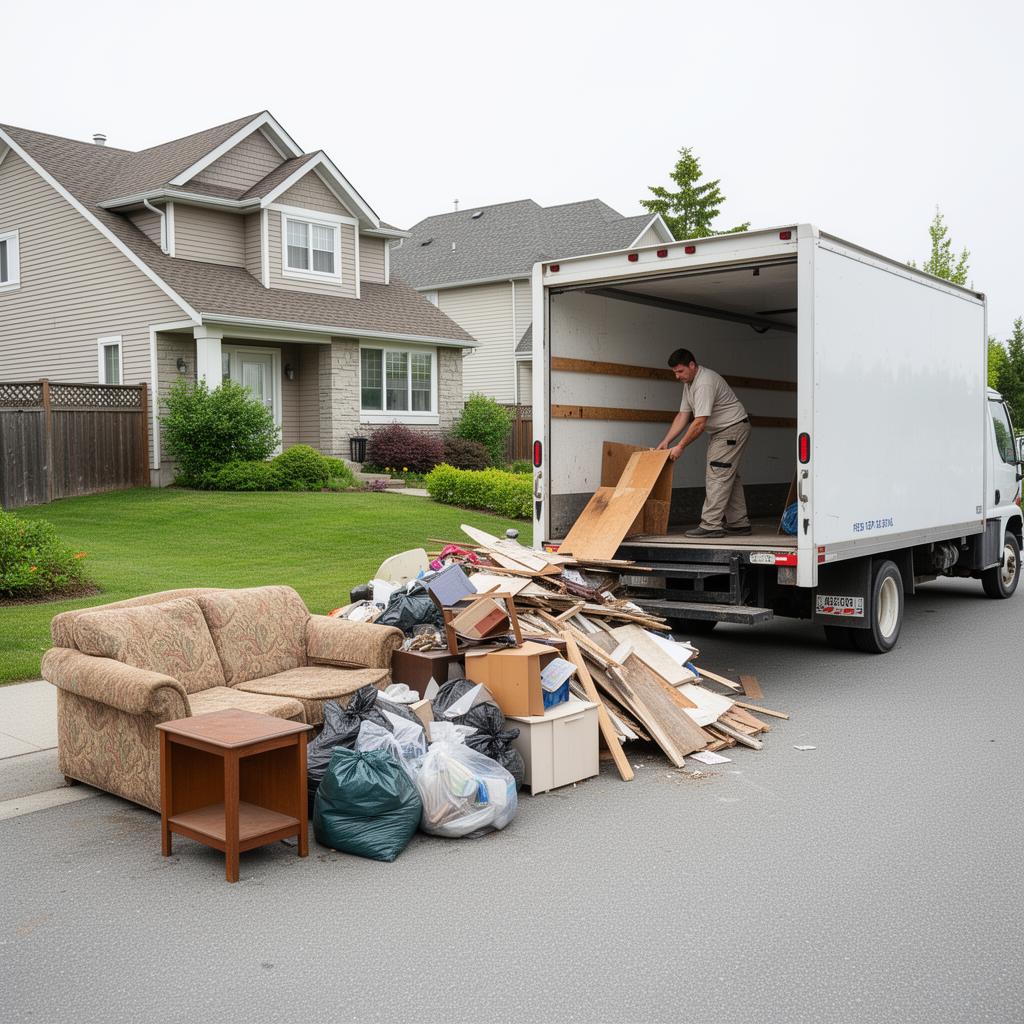 Basement cleanout — Sherwood Park
